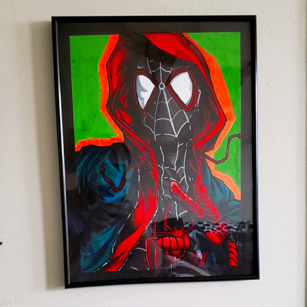 Spider man wall art